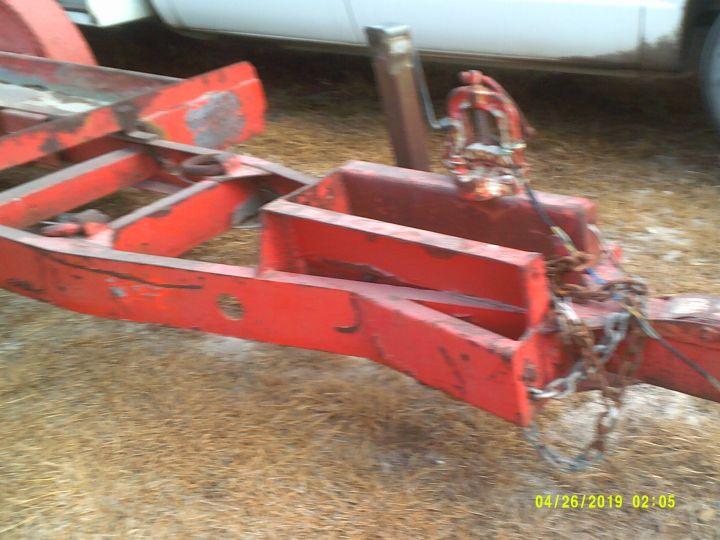 1980 DITCH WITCH TRAILER, ORANGE, V#11833, WITH TITLE