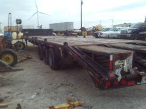 2006 GN3 3 AXLE STEP DECK, DOVETAIL WITH FLIP RAMPS, W/TITLE, VIN#TR196783