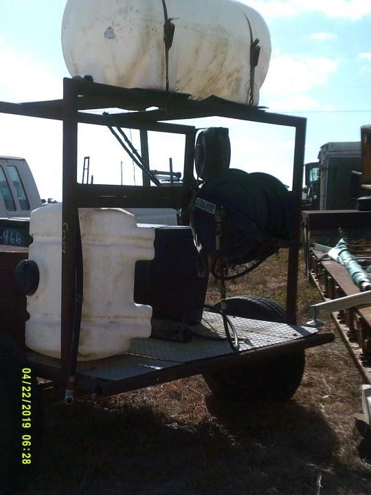 BUMPER PULL CLEANING UNIT ON TRAILER, BOS, NO TITLE