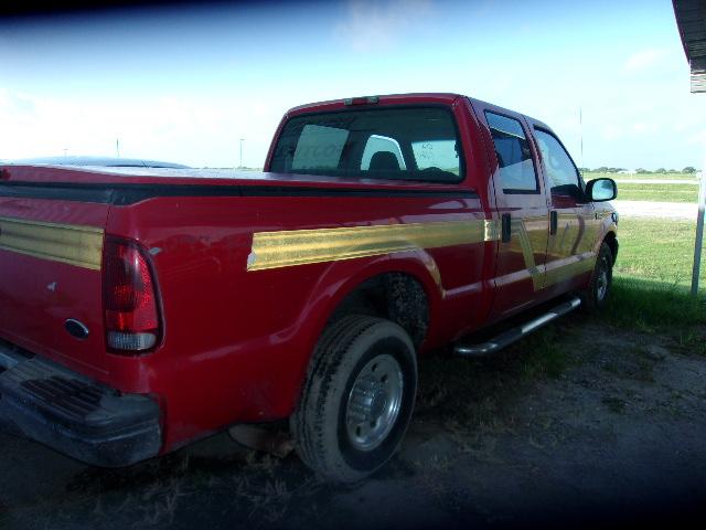 2002 FORD F250, RED, V10 MOTOR, VIN#2390