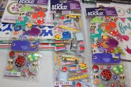 Large Lot Of Scrapbooking Accessories