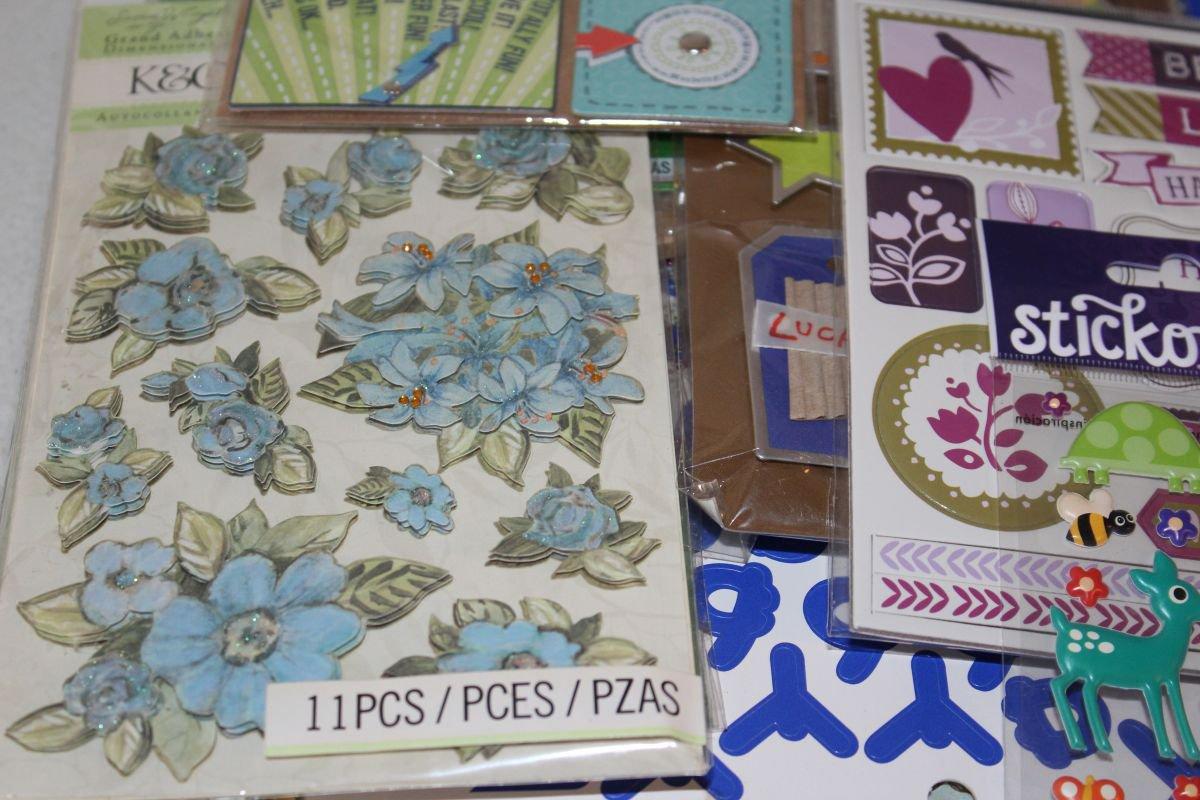 Large Lot Of Scrapbooking Accessories