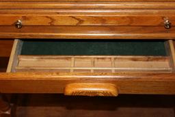 Oak Roll Top Desk