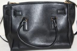 Michael Kors Haircalf Leather Handbag With Card