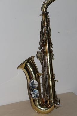 Conn Saxophone-Shooting Stars Design With Hard Case And Accessories