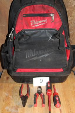 Milwaukee Backpack And Tools