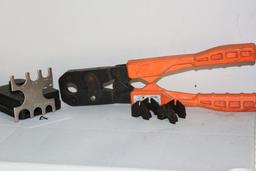 SHARKBITE Pex Crimping Tool With Interchangeable Dies, Gauge And Storage Cover