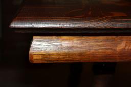 Stunning Antique Tiger Oak Side Table