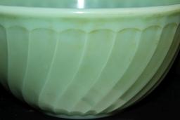 Vintage Fire King Jadeite Swirl Bowl