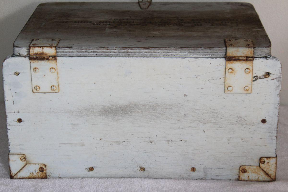 Vintage Marine Recue Boat Storage Box