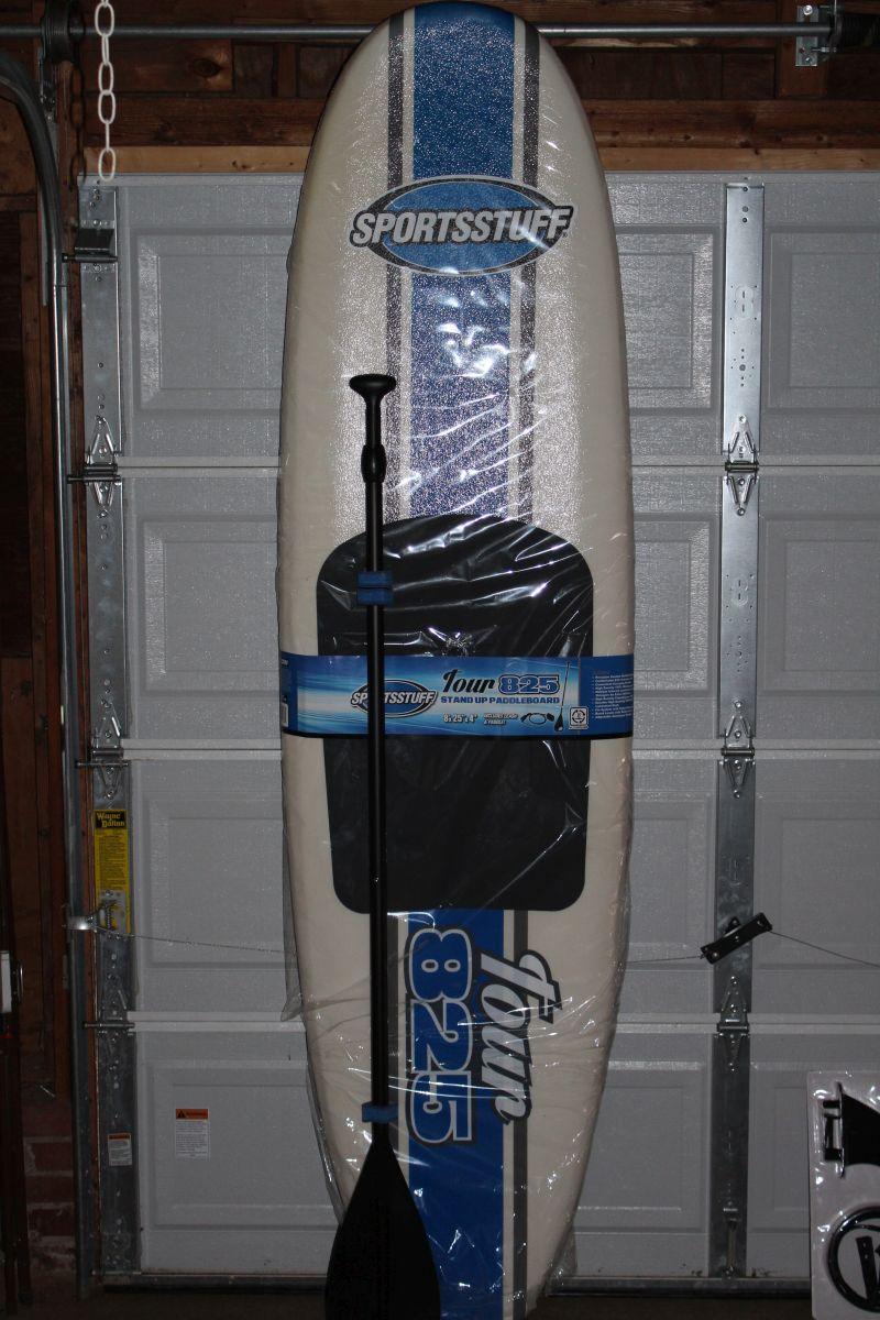 SPORTSTUFF "Tour 825" 8ft Standup Paddleboard W/Paddle, Leash & Fin