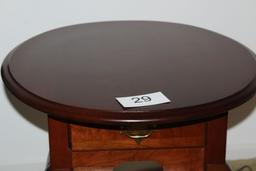 Broyhill Oval Single Drawer Side Table