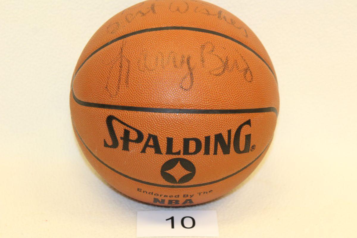 Rare Larry Bird Autographed Spalding Basketball