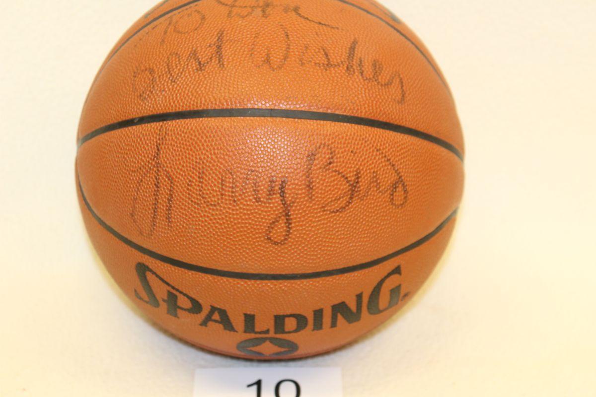 Rare Larry Bird Autographed Spalding Basketball