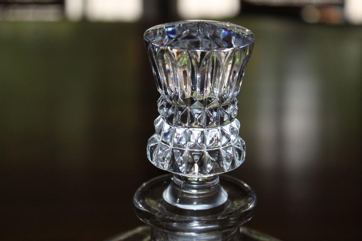 Gorgeous Heavy Cut Glass Crystal Decanter
