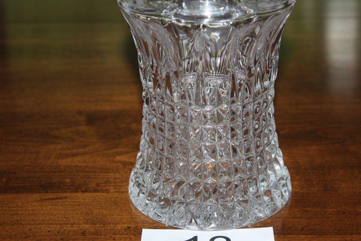 Gorgeous Heavy Cut Glass Crystal Decanter