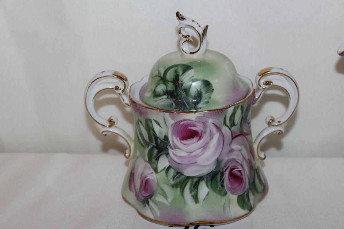 Vintage Limoges China Sugar & Creamer