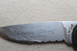 MEYERCO "Strut-N-Cut" 1st Production Run Folding Knife By Blackie Collins