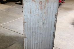 Vintage LARGE Sears & Roebuck Galvanized Metal Mailbox