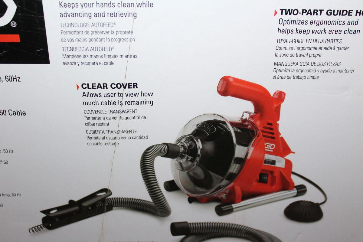 Rigid "Power Clear" 450 RPM Drain Cleaner