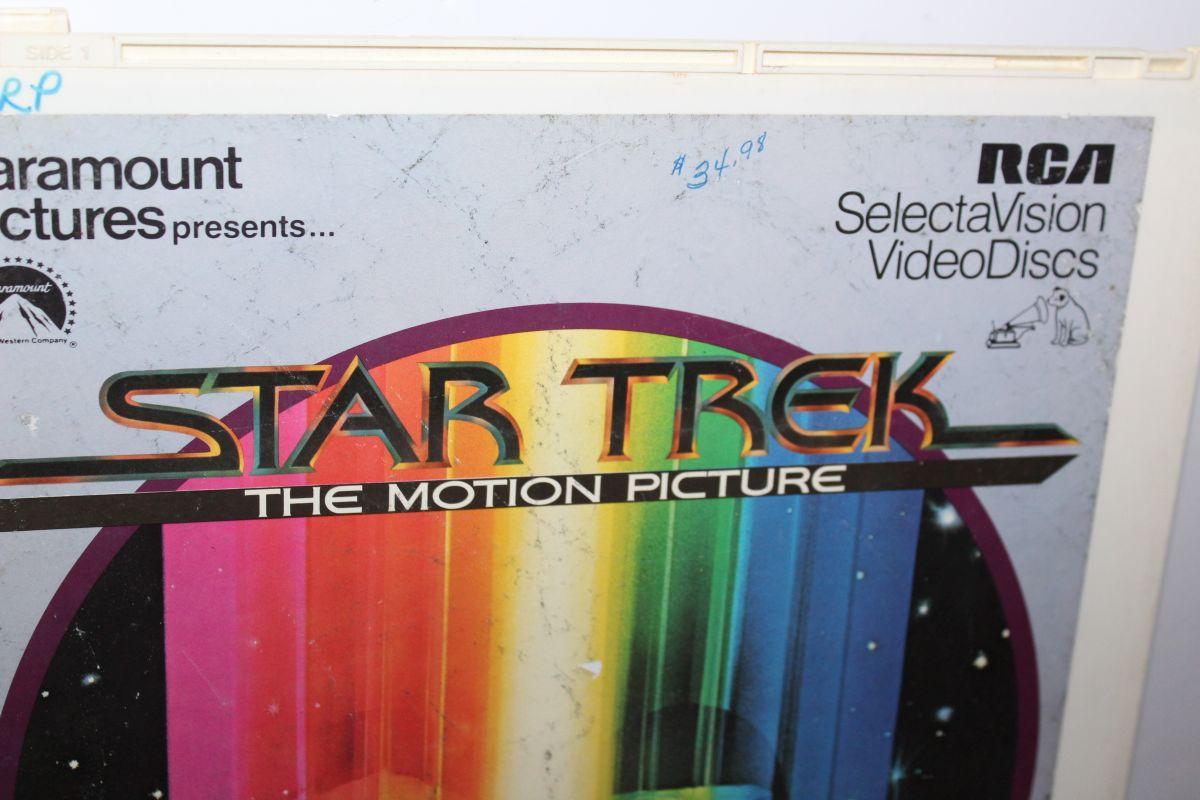 1980's Paramount STAR TREK Select-A-Vision Video Discs