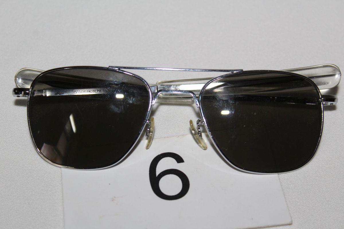 Randolph Engineering 5 1/2 USA Sunglasses W/Original Case