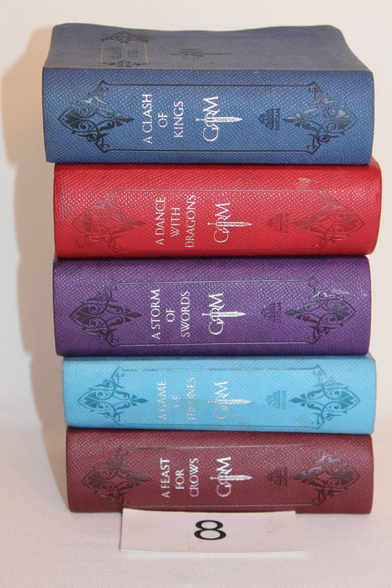 2015 Set Of Five "A Song Of Light And Fire" Books By Author George R.R. Martin