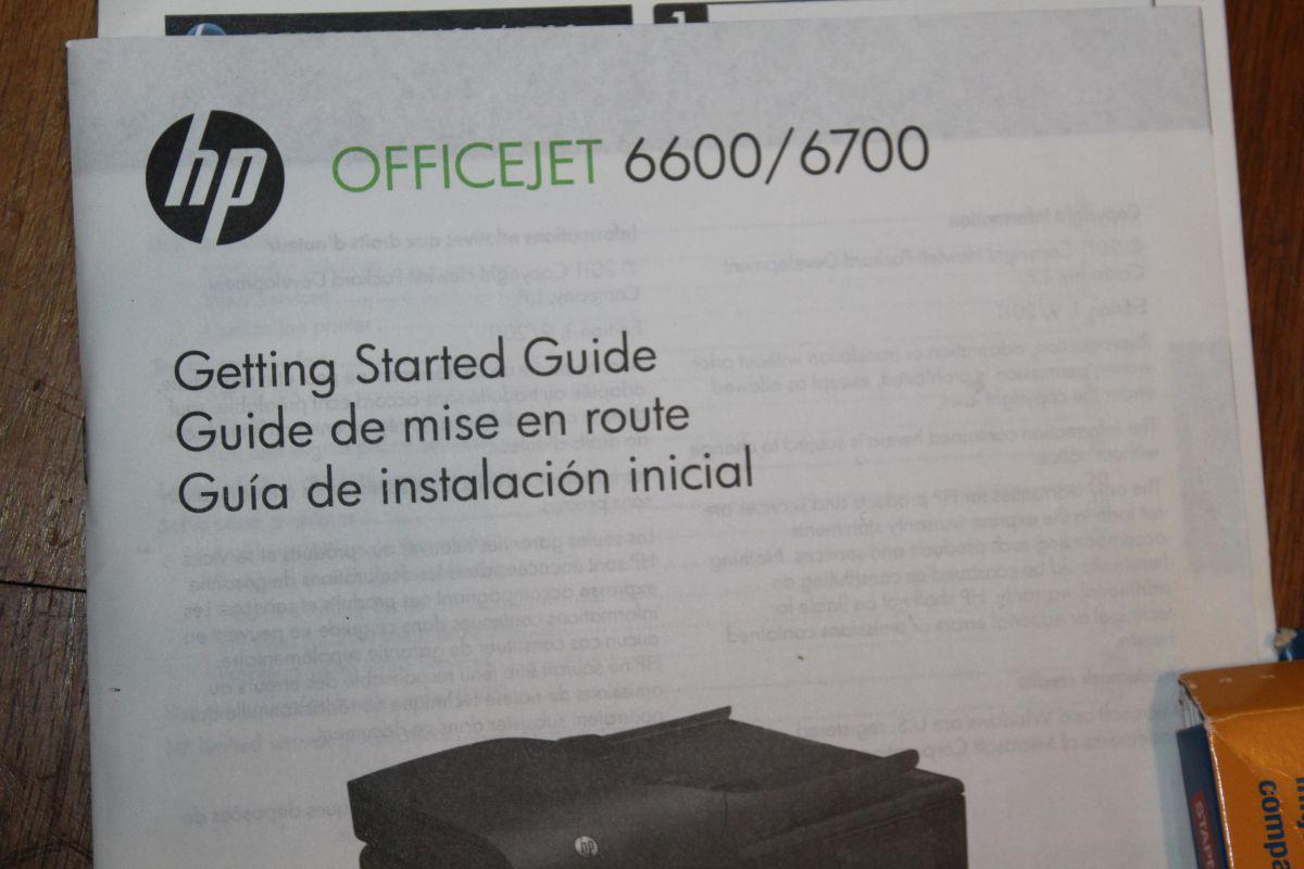 HP Officejet 6700 Premium Wireless Printer W/Manual & MORE!