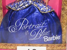 1997 "Potrait In Blue " Walmart Special Edition Barbie