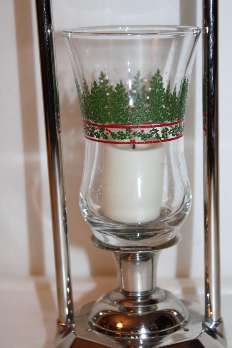 Tall Chrome Finish Votive Holder By California Floral & Home