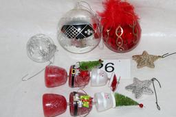 Nice Assorted Glass & Plastic Ornaments