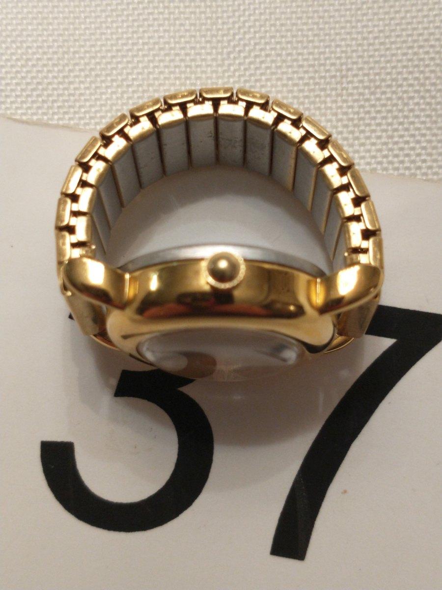 1970's Timex Flexible Gold Tone Ring Watch