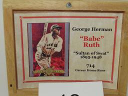 George Herman "Babe Ruth" CASE XX Knife W/Wood Presentation Box