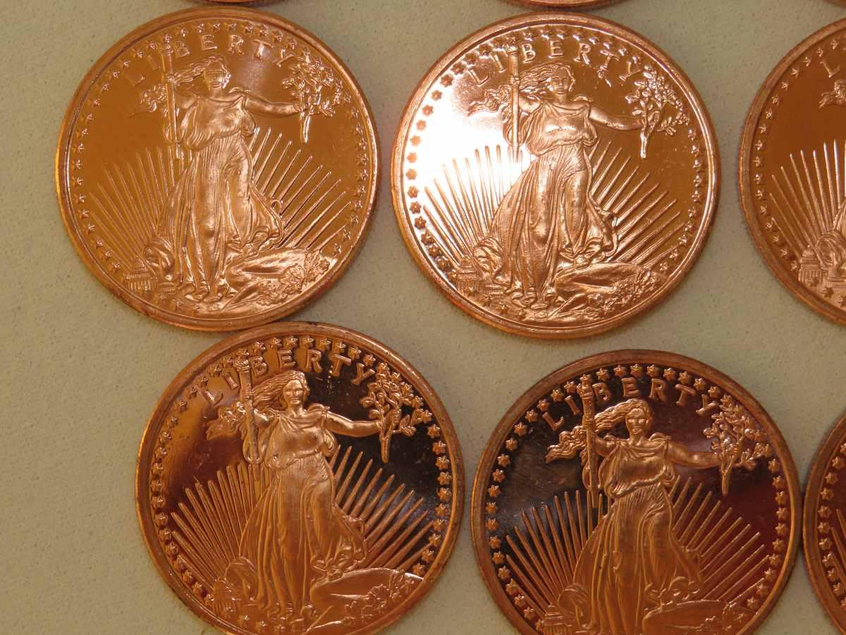 Amazing 2011 Liberty .999 Copper Bullion Collectable Coins