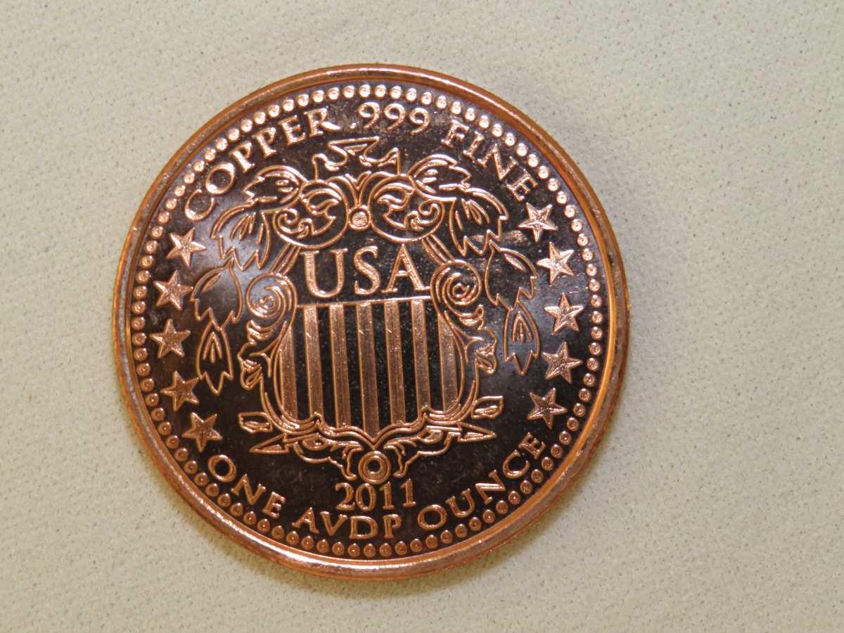 Amazing 2011 Liberty .999 Copper Bullion Collectable Coins