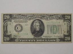 1934 $20 Bank Of Philadelphia Federal Reserve Note