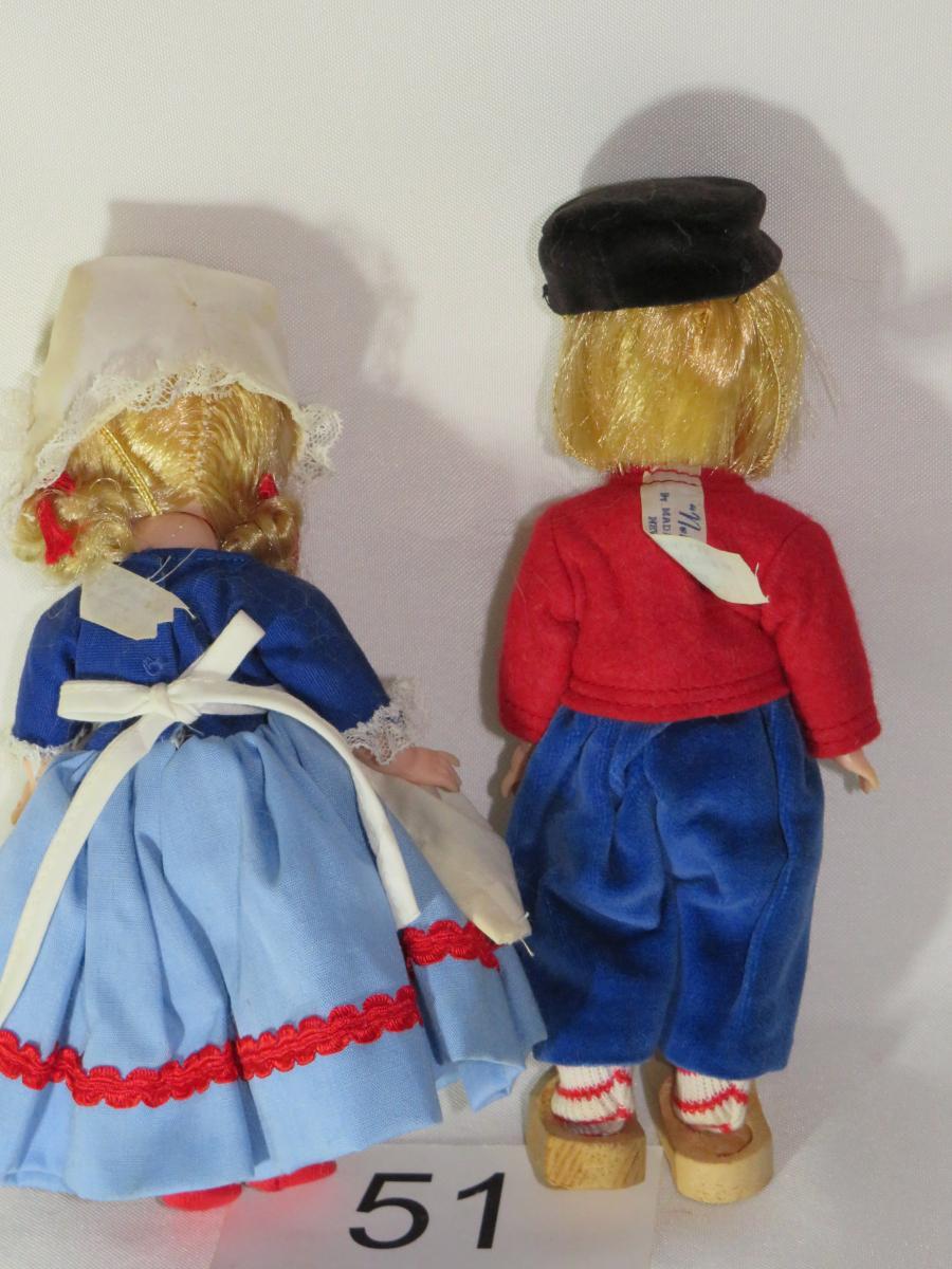 1980's Madame Alexander "Netherlands" International Boy & Girl