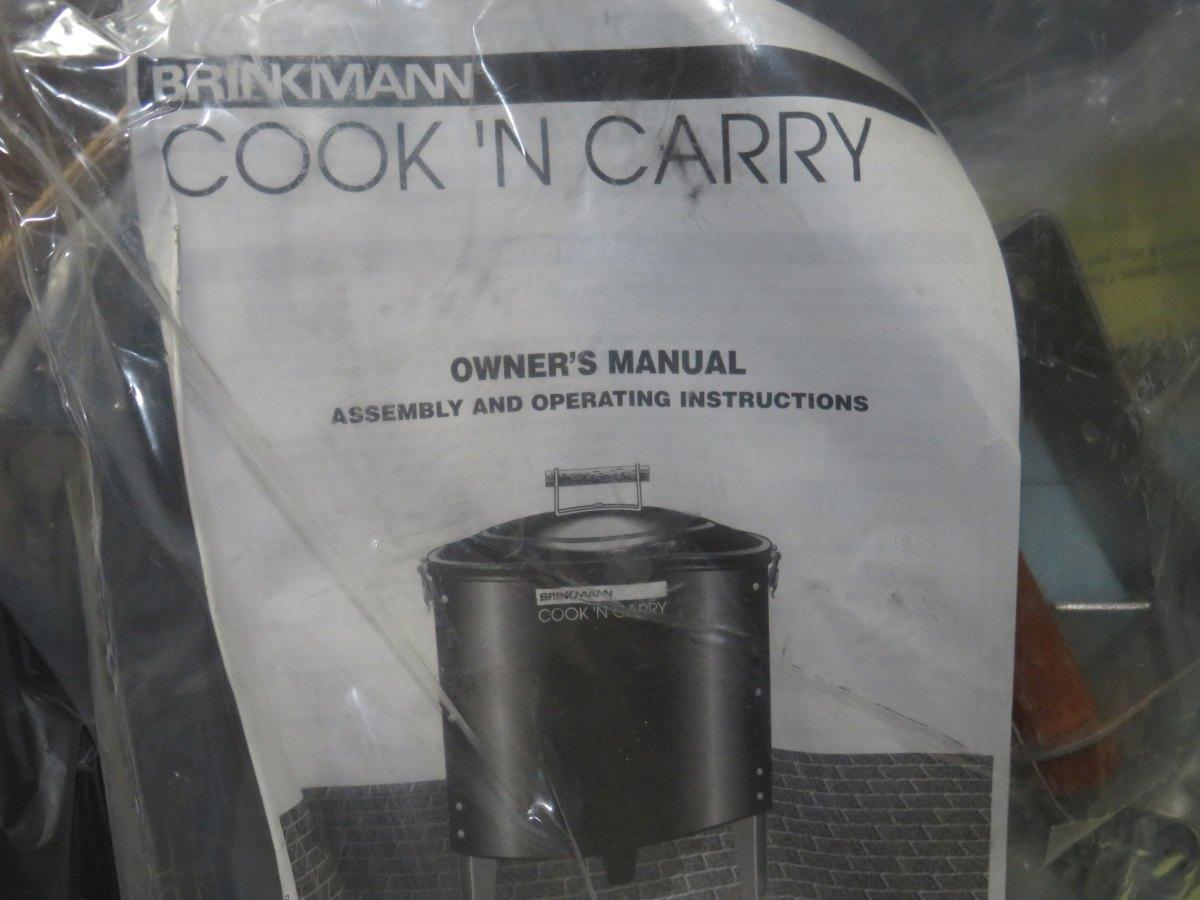 Brinkman "Cook-N-Carry" Portable Smoker/Grill With Manual