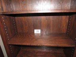 NICE Tall Adjustable 4 Shelf Bookshelf