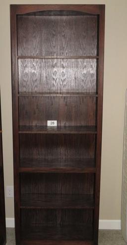 NICE Tall Adjustable 4 Shelf Bookshelf