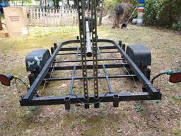 Heavy Duty 8ft Utility Trailer W/Leaf Spring Axle