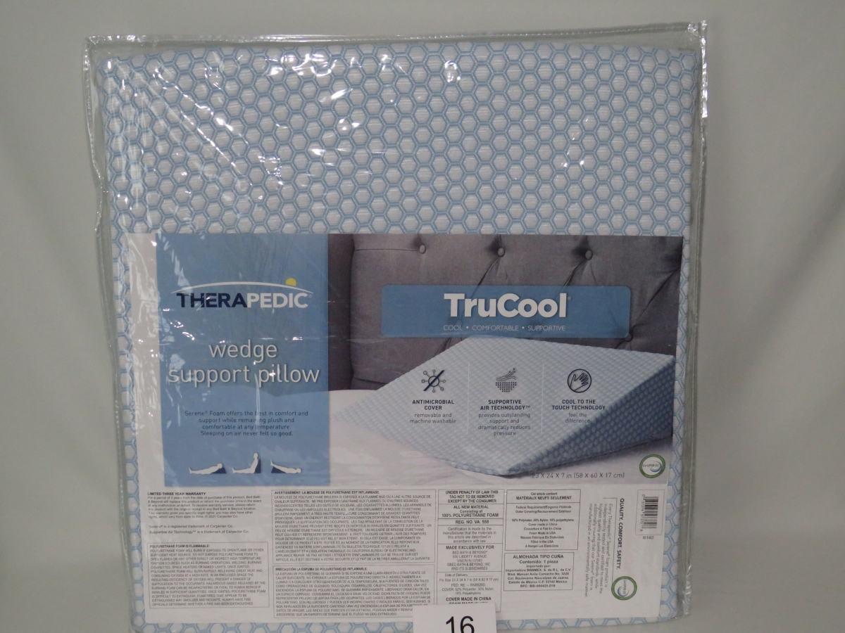 Thera Pedic "TruCool" Wedge Support Pillow