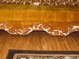 Fantastic Hollywood Regency Style Vintage Sofa W/Finials