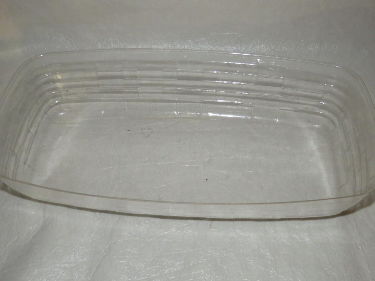 1996 Longaberger 14.5" Rectangular Pantry Basket W/Wood Divider & Plastic Liner