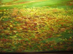 Highly Detailed Gisele Causse "Autumn Ambiance" Oil On Canvas
