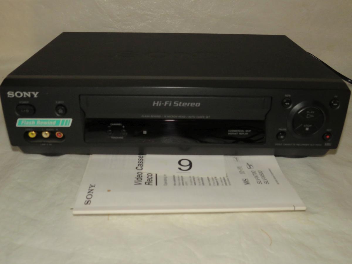 Sony 4-Head Hi-Fi VHS Player Model #SLV-N500