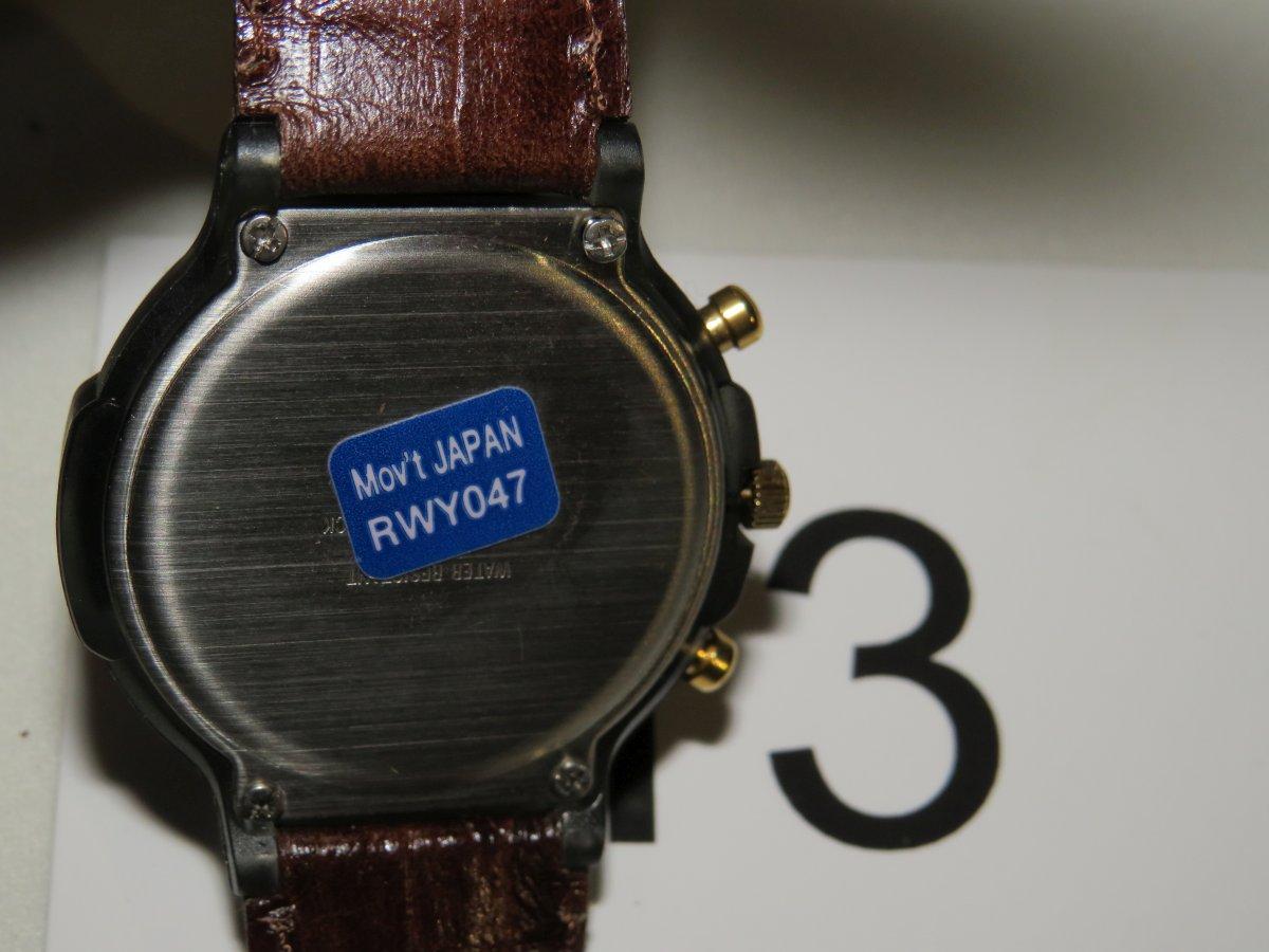 1980's LORUS Mickey Chronograph Watch #RWY047 W/Original Case & Paperwork