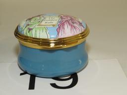 Halcyon Enamels "The Golden Rule" Porcelain Trinket Box Commissioned By Mary Kay