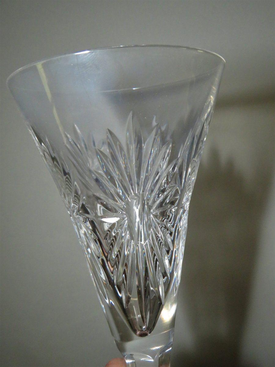 2000 Waterford Crystal Cut Crystal Toasting  Flutes