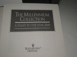 2000 Waterford Crystal Cut Crystal Toasting  Flutes